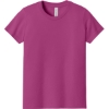 Custom BELLA+CANVAS Youth Jersey Short Sleeve Tee. Berry Pink