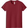 Custom BELLA+CANVAS Youth Jersey Short Sleeve Tee. Cardinal Red