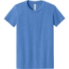 Custom BELLA+CANVAS Youth Heather CVC Tee Heather Columbia Blue