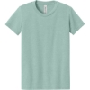 Custom BELLA+CANVAS Youth Heather CVC Tee Heather Dusty Blue