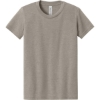 Custom BELLA+CANVAS Youth Heather CVC Tee Heather Stone Gray