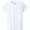 Custom BELLA+CANVAS Youth Heather CVC Tee Solid White Blend