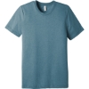 Custom BELLA+CANVAS Unisex Triblend Short Sleeve Tee. Denim TB
