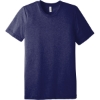 Custom BELLA+CANVAS Unisex Triblend Short Sleeve Tee. Navy TB