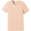 Custom BELLA+CANVAS Unisex Triblend Short Sleeve Tee. Peach TB