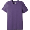 Custom BELLA+CANVAS Unisex Triblend Short Sleeve Tee. Purple TB