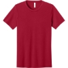 Custom BELLA+CANVAS Unisex Triblend Short Sleeve Tee. Sld Red TB