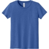 Custom BELLA+CANVAS Youth Triblend Short Sleeve Tee. Blue TB