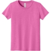 Custom BELLA+CANVAS Youth Triblend Short Sleeve Tee. Charity Pink Triblend