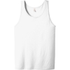 Custom BELLA+CANVAS Unisex Jersey Tank. White