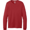 Custom BELLA+CANVAS Unisex Jersey Long Sleeve Tee. Canvas Red