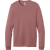 Custom BELLA+CANVAS Unisex Jersey Long Sleeve Tee. Mauve Red