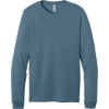 Custom BELLA+CANVAS Unisex Jersey Long Sleeve Tee. Steel Blue