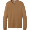 Custom BELLA+CANVAS Unisex Jersey Long Sleeve Tee. Toast Brown