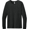 Custom BELLA+CANVAS Unisex Heather CVC Long Sleeve Tee Black Heather