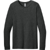 Custom BELLA+CANVAS Unisex Heather CVC Long Sleeve Tee Dark Gray Heather