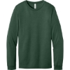 Custom BELLA+CANVAS Unisex Heather CVC Long Sleeve Tee Heather Forest Green