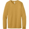 Custom BELLA+CANVAS Unisex Heather CVC Long Sleeve Tee Heather Mustard Yellow