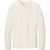 Custom BELLA+CANVAS Unisex Heather CVC Long Sleeve Tee Heather Natural Beige