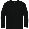 Custom BELLA+CANVAS Toddler Jersey Long Sleeve Tee Black