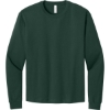 Custom BELLA+CANVAS Unisex 6-Ounce Heavyweight Long Sleeve Tee Forest Green