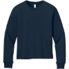 Custom BELLA+CANVAS Youth 6-Ounce Heavyweight Long Sleeve Tee Navy Blue