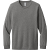 Custom BELLA+CANVAS Unisex Triblend Long Sleeve Tee GreyTB