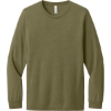 Custom BELLA+CANVAS Unisex Triblend Long Sleeve Tee OliveTB