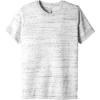 Custom BELLA+CANVAS Unisex Poly-Cotton Short Sleeve Tee. White Marble