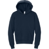 Custom BELLA+CANVAS Youth Sponge Fleece Pullover Hoodie Navy Blue