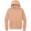 Custom BELLA+CANVAS Unisex Sponge Fleece Pullover DTM Hoodie. Peach Pink