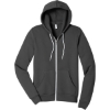 Custom BELLA+CANVAS Unisex Sponge Fleece Full-Zip Hoodie. Asphalt Gray