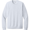 Custom BELLA+CANVAS Unisex Sponge Fleece Raglan Sweatshirt. Ash Gray