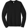 Custom BELLA+CANVAS Unisex Sponge Fleece Raglan Sweatshirt. Blk Poly-Cttn