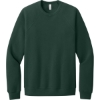 Custom BELLA+CANVAS Unisex Sponge Fleece Raglan Sweatshirt. Forest Green