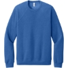 Custom BELLA+CANVAS Unisex Sponge Fleece Raglan Sweatshirt. HthrTRRoy