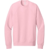 Custom BELLA+CANVAS Unisex Sponge Fleece Raglan Sweatshirt. Pink