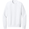 Custom BELLA+CANVAS Unisex Sponge Fleece Raglan Sweatshirt. White