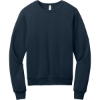 Custom BELLA+CANVAS Unisex Sponge Fleece Classic Crewneck Sweatshirt Navy Blue