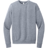 Custom BELLA+CANVAS Unisex Sponge Fleece Drop Shoulder Sweatshirt. Athletic Heather Gray