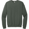 Custom BELLA+CANVAS Unisex Sponge Fleece Drop Shoulder Sweatshirt. Military Green
