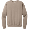 Custom BELLA+CANVAS Unisex Sponge Fleece Drop Shoulder Sweatshirt. Tan