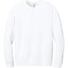 Custom BELLA+CANVAS Unisex Sponge Fleece Drop Shoulder Sweatshirt. White