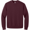 Custom BELLA+CANVAS Unisex 10-Ounce Heavyweight Crewneck Sweatshirt Maroon Red
