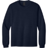 Custom BELLA+CANVAS Unisex Heavyweight Garment-Dyed Long Sleeve Tee Navy Blue