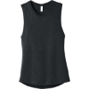 Custom BELLA+CANVAS Womens Jersey Muscle Tank. Dark Grey Ht
