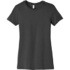 Custom BELLA+CANVAS Womens Slim Fit Tee. Asphalt Gray