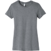 Custom BELLA+CANVAS Womens Slim Fit Tee. Athletic Heather Gray