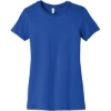 Custom BELLA+CANVAS Womens Slim Fit Tee. True Royal Blue