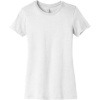 Custom BELLA+CANVAS Womens Slim Fit Tee. White